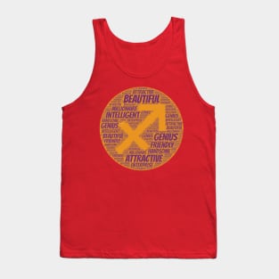 Sagittarius zodiac sign Tank Top